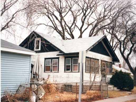 Bungalow home with fresh paint and new replacement windows
