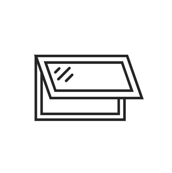 Icon of single-hung window for home window installation